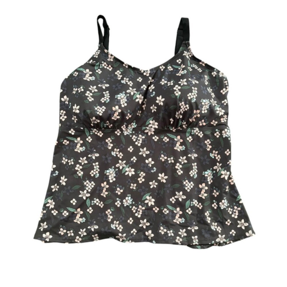 Tankini Swimsuit Top 28 W Womens Built in Bra‎ Padding Tank Top Bathing Suit